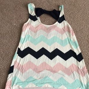 Chevron tank top